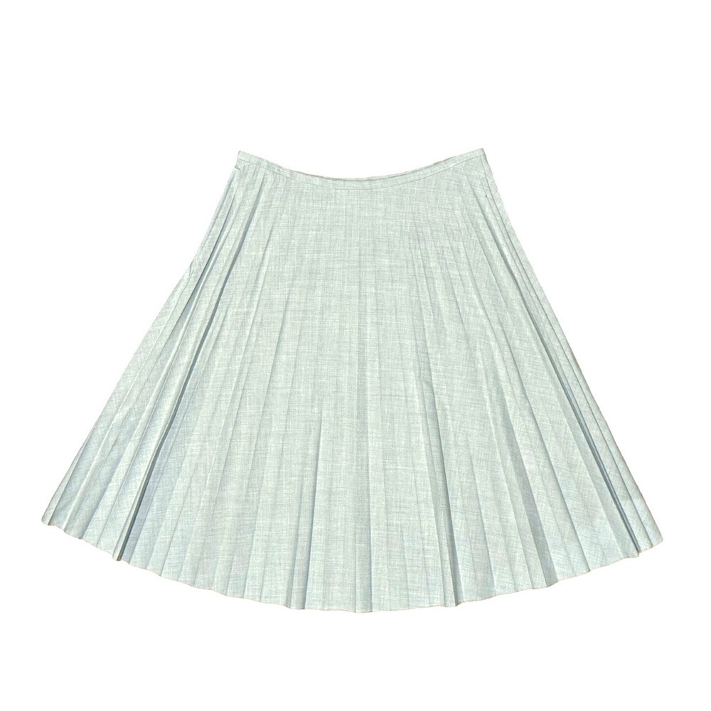 Isaac Mizrahi | Pleated Accordion Style Midi Skirt Heathered Gray, Women’s 4